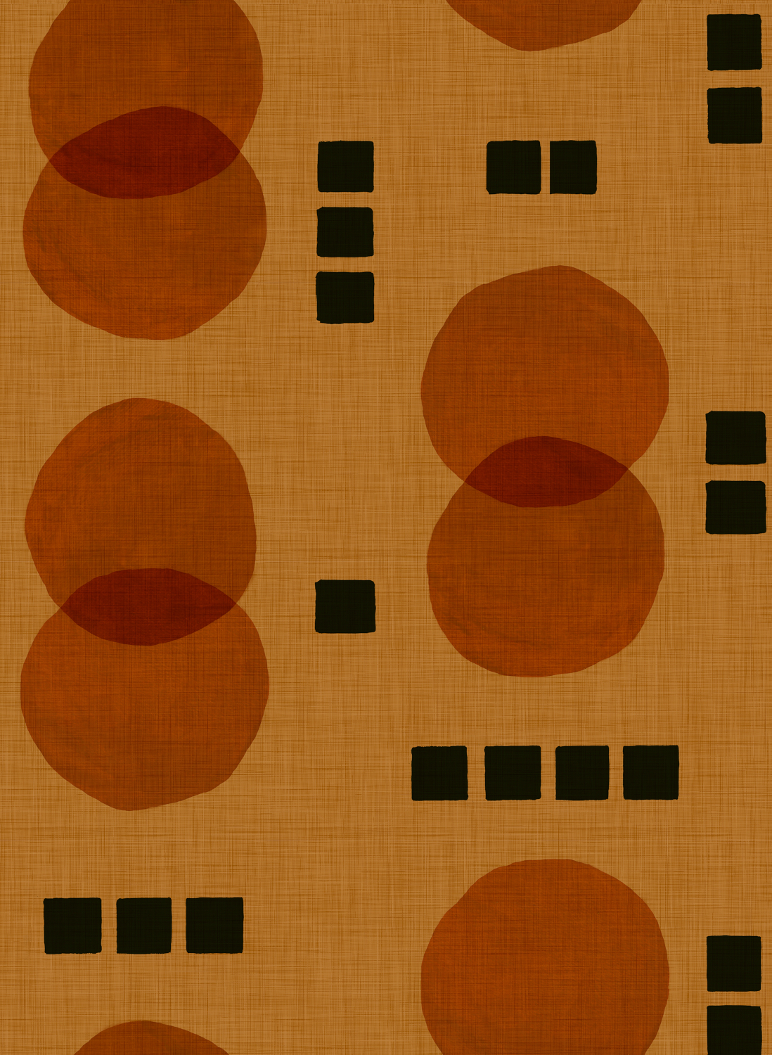 Tapete Rebel Dots - Orange