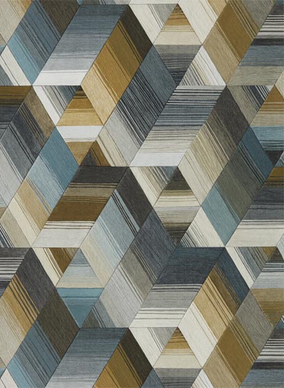 Tapete Arccos - Ochre/ Steel