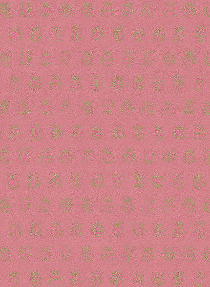 Tapete Lady Bug - Rosa Gold