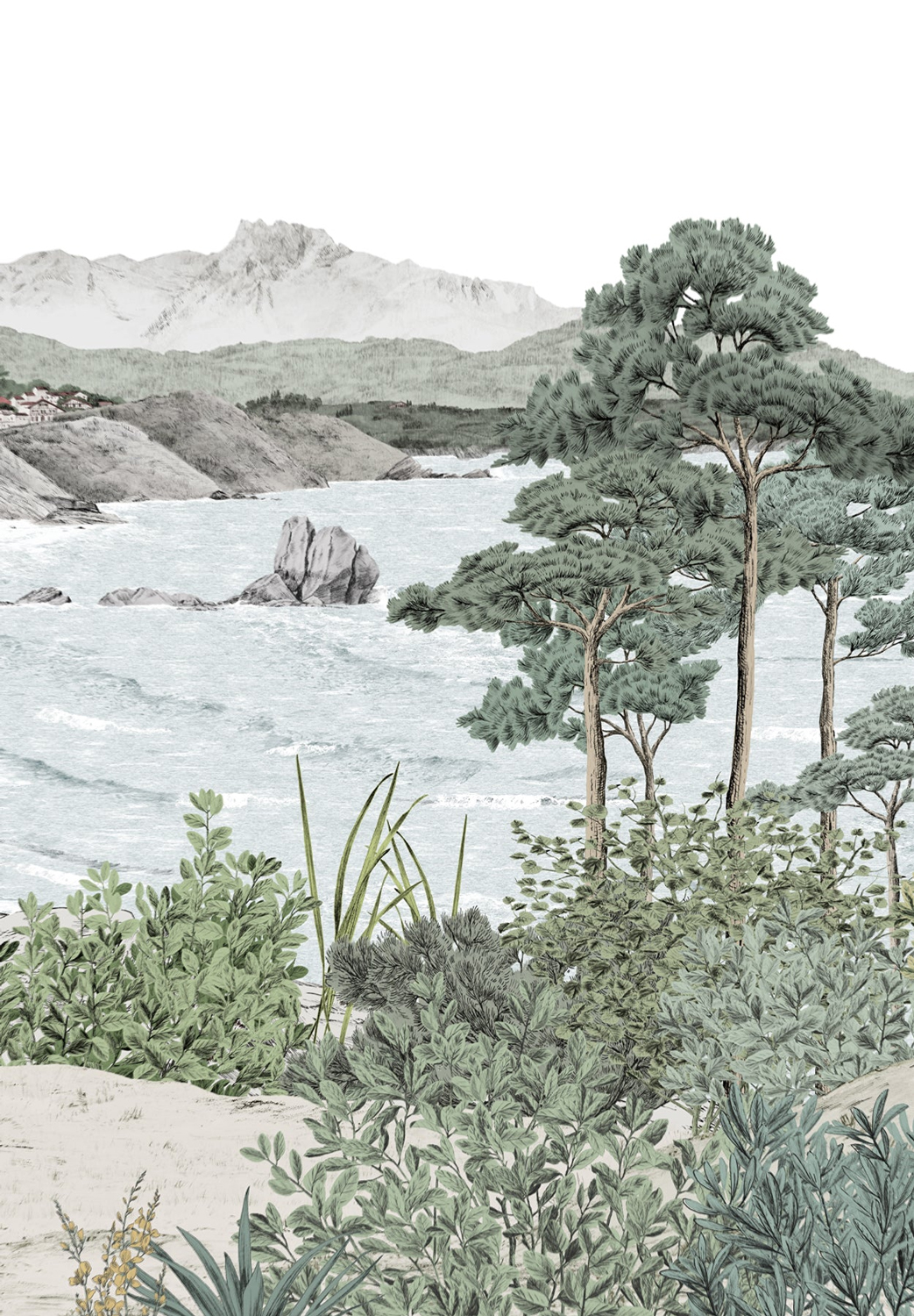 Papier peint Euskadi - Naturel Panel C