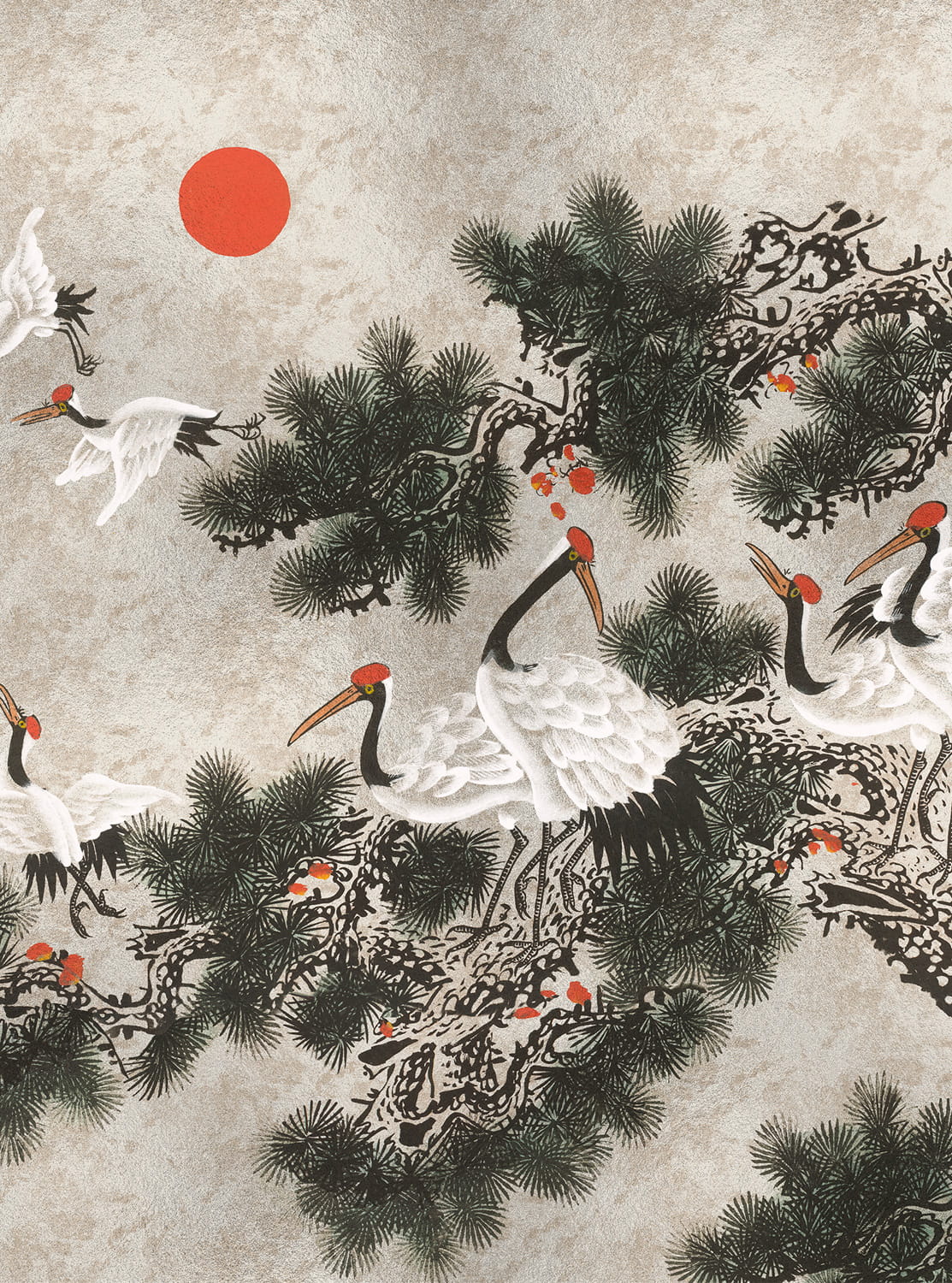 Wandbild Ukiyo Metallics - Silver