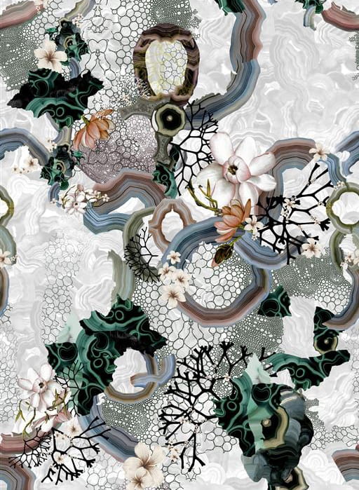 Tapete Algae Bloom - Pearl