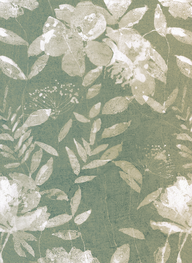 Wandbild Lucy - Green Panel 6