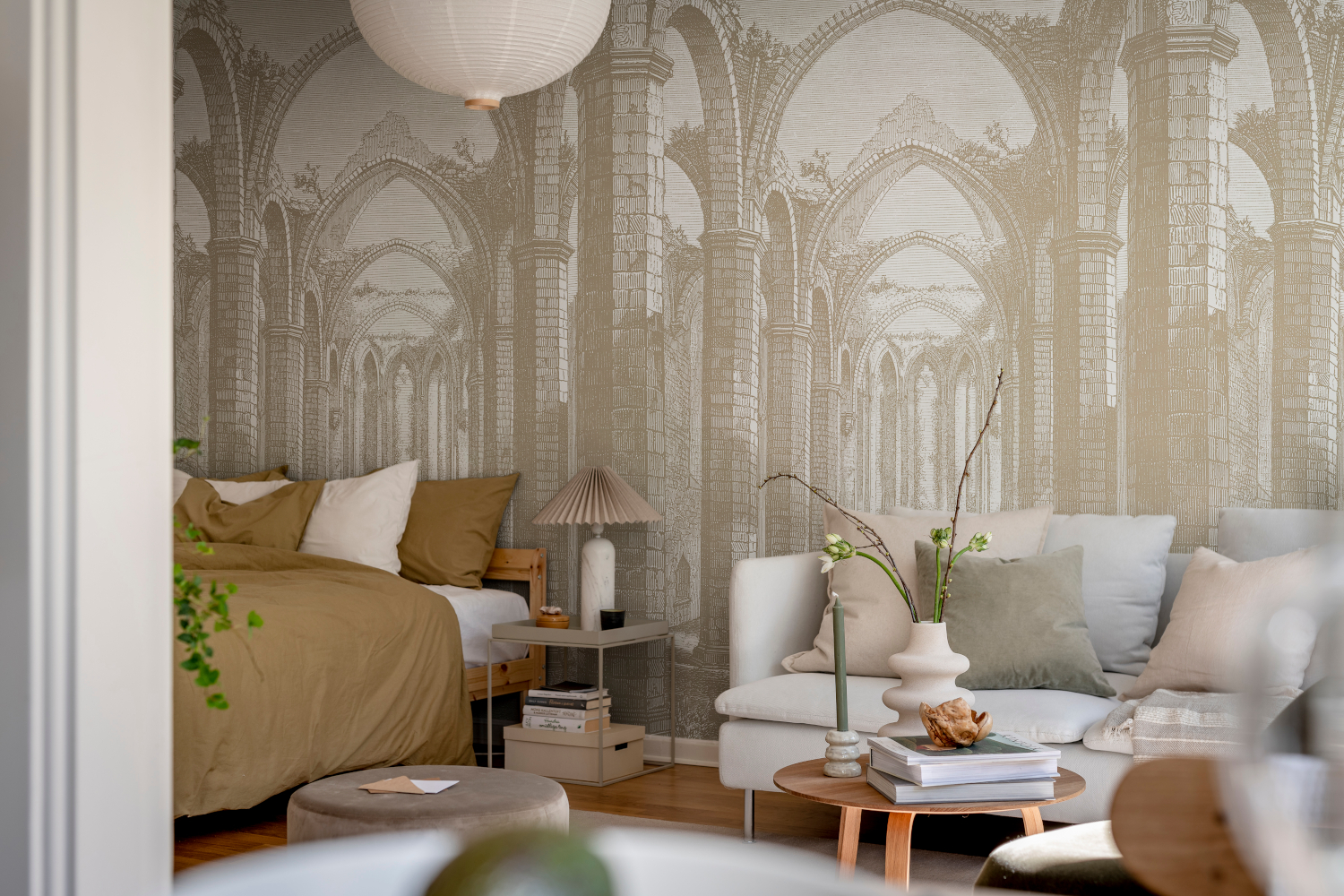 Wandbild Gothic Arches - Sand