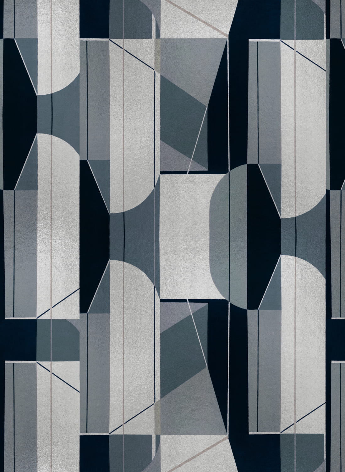 Wandbild Pythagoras - Extra Silver