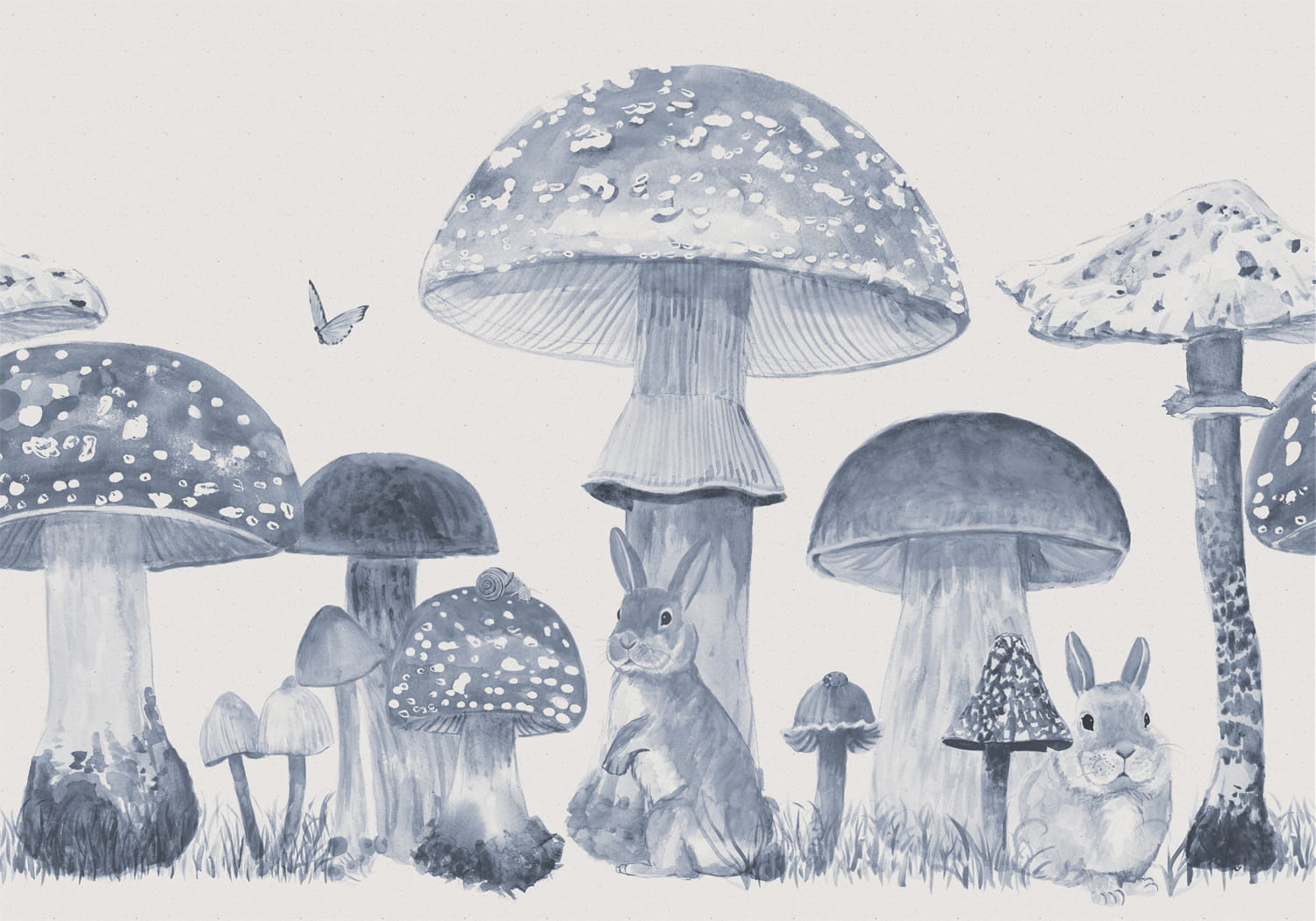 Wandbild Sweet Forest - Azure