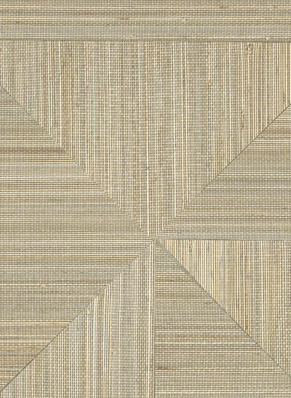 Tapete Abaca Square - Argent