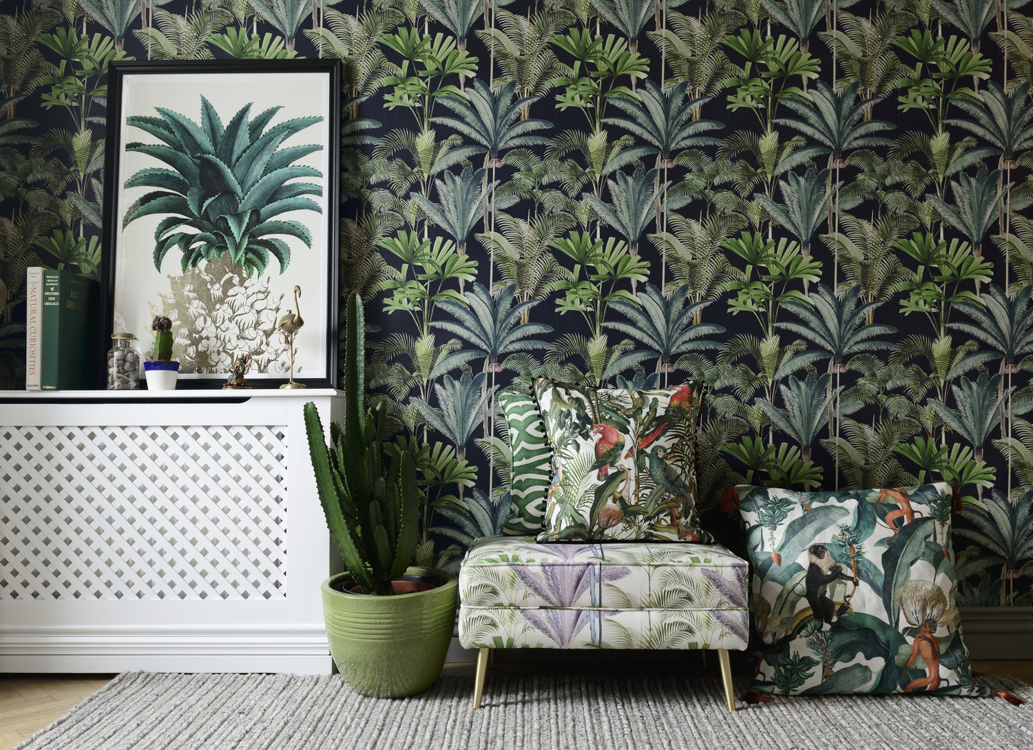 Fabric Palmeras - Linen - FB00006