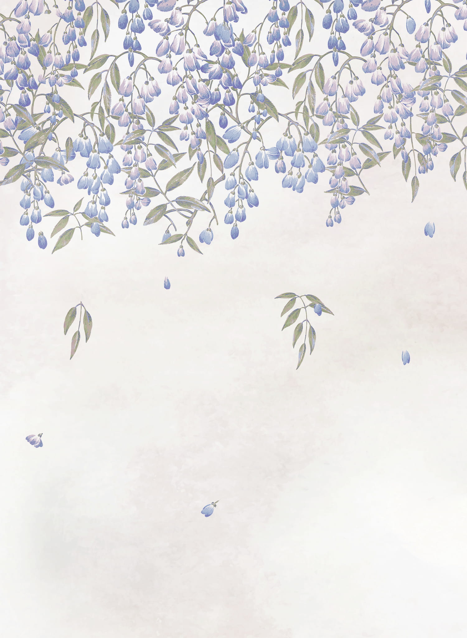 Wandbild Manuela - Indigo