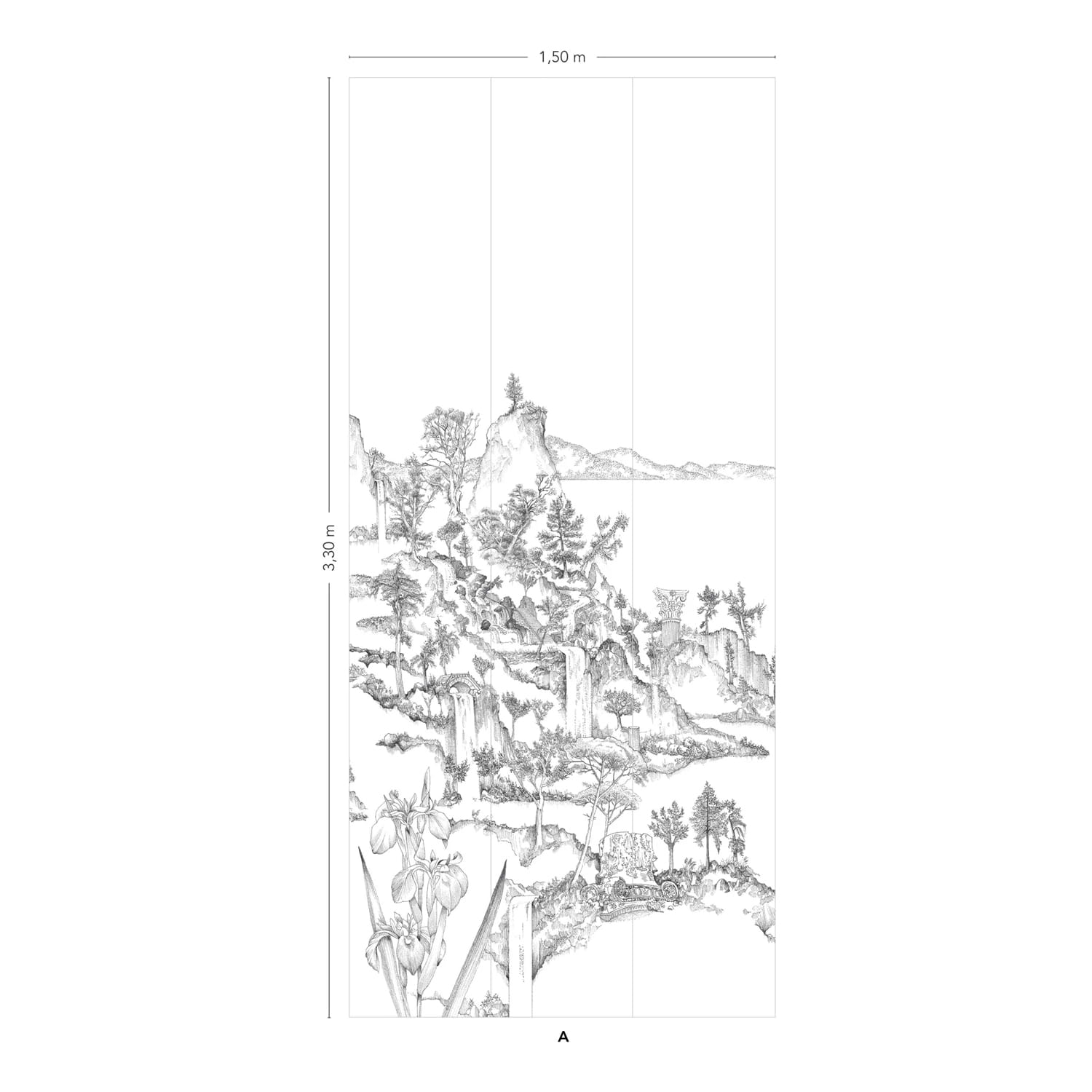 Wandbild Cite Revee - Panel A