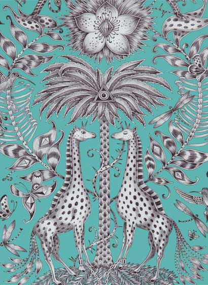 Tapete Kruger - Teal