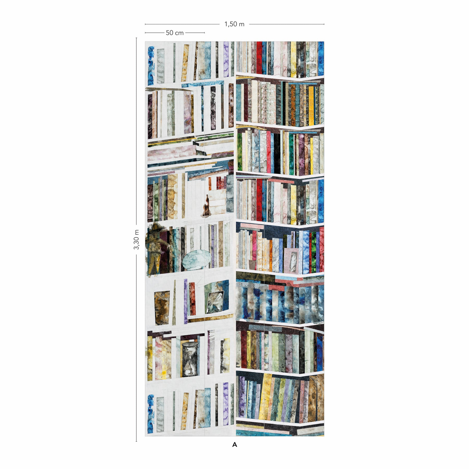 Carta da parati Bibliothèques - Original Panel A