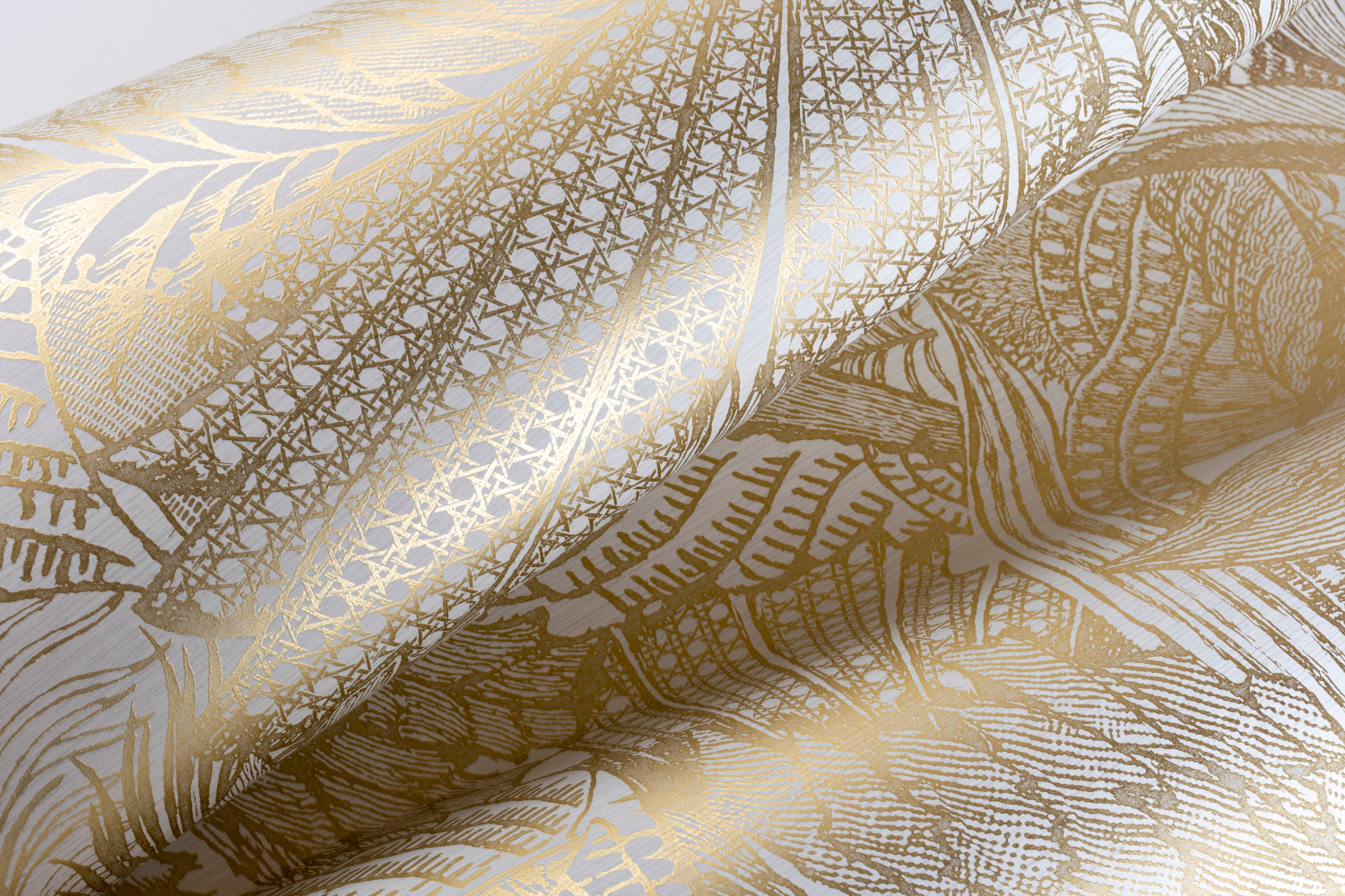 Tapete Symbiosis - White Gold