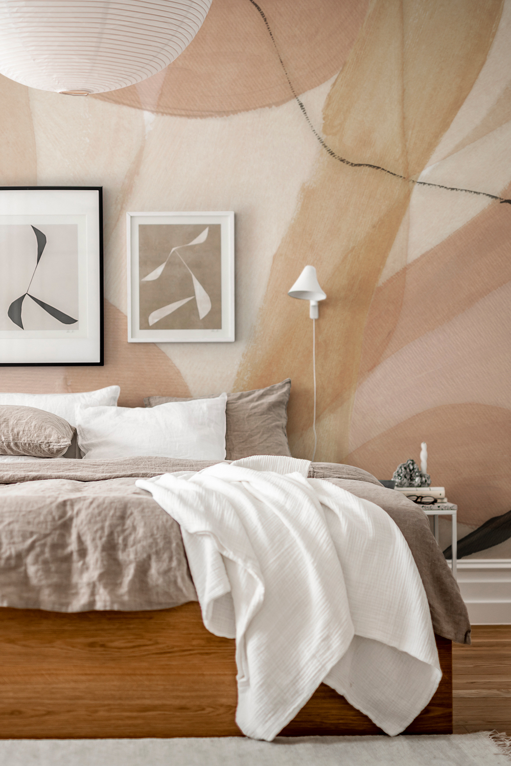 Wandbild Asana - Dusty Pink