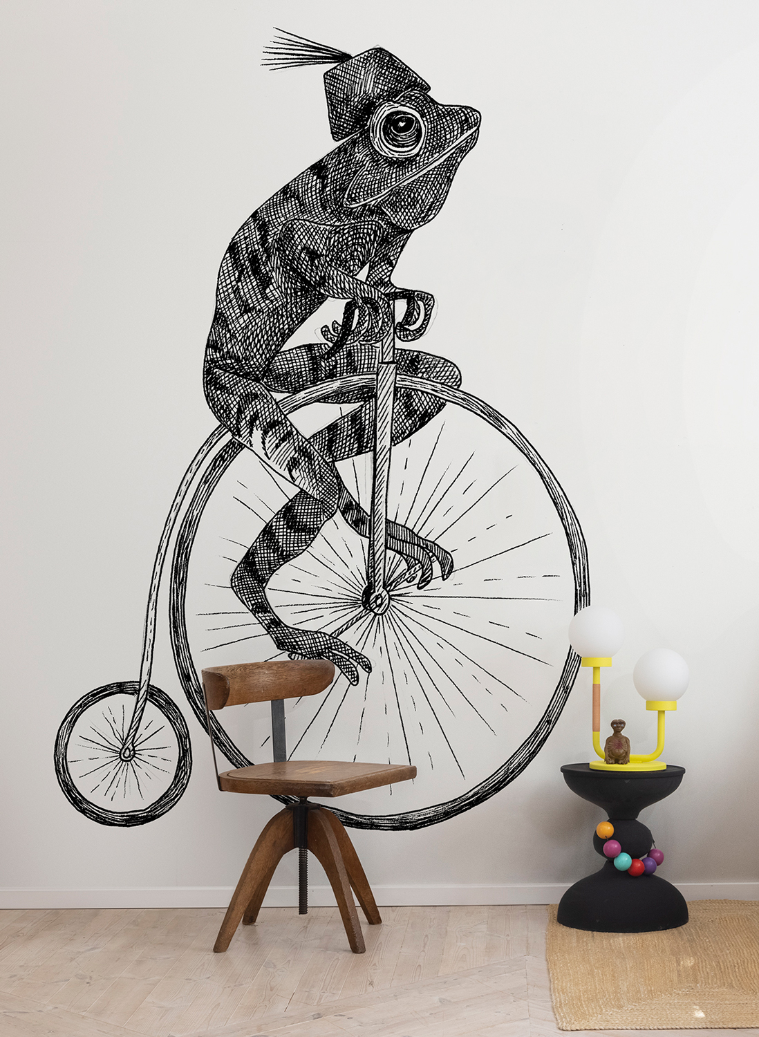 Wandbild Circus Animal Franky