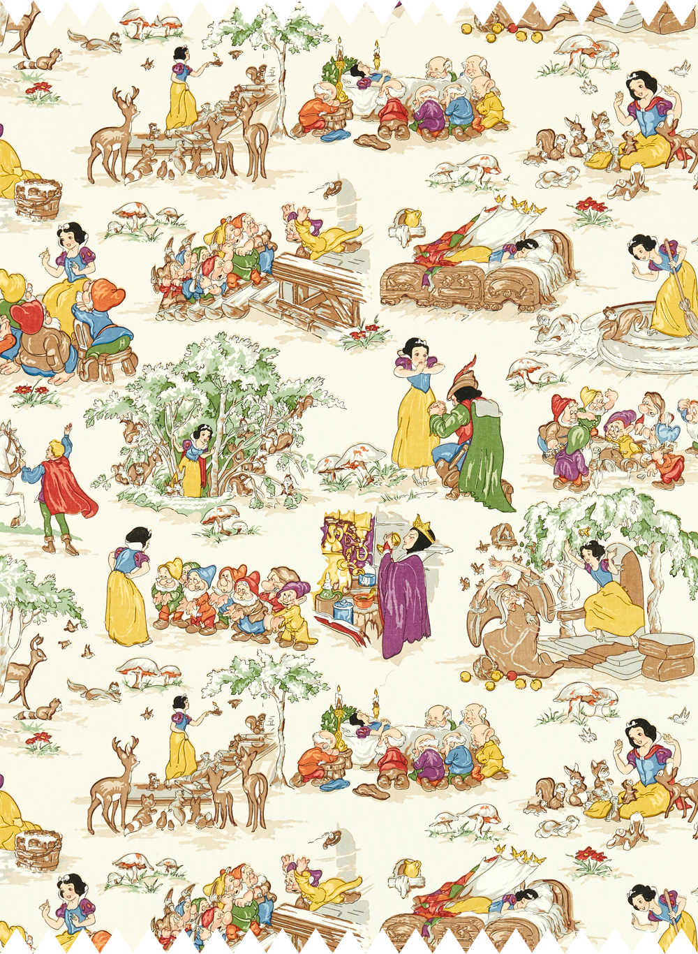 Stoff Snow White - Whipped Cream