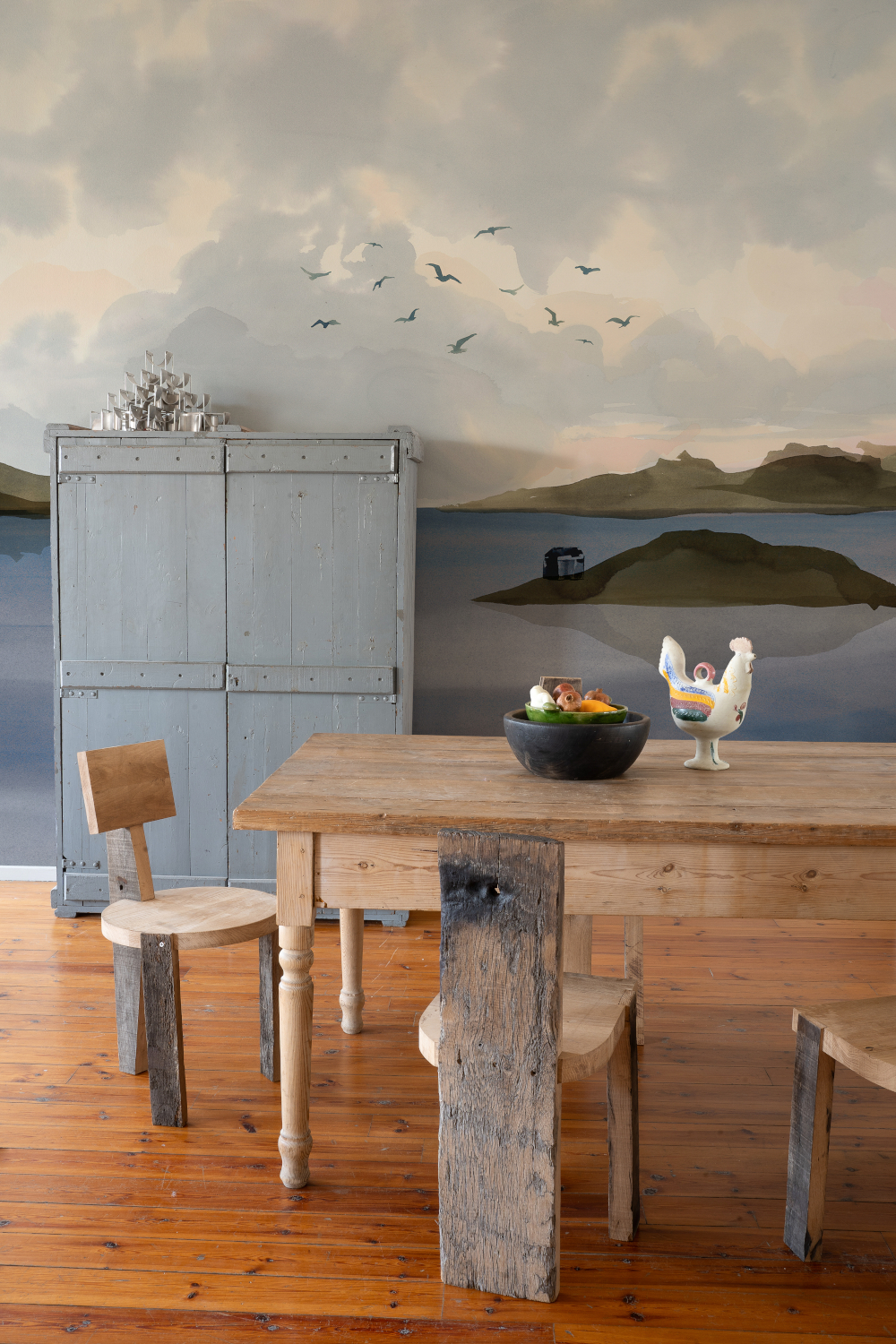 Wandbild Dungeness View - Blue