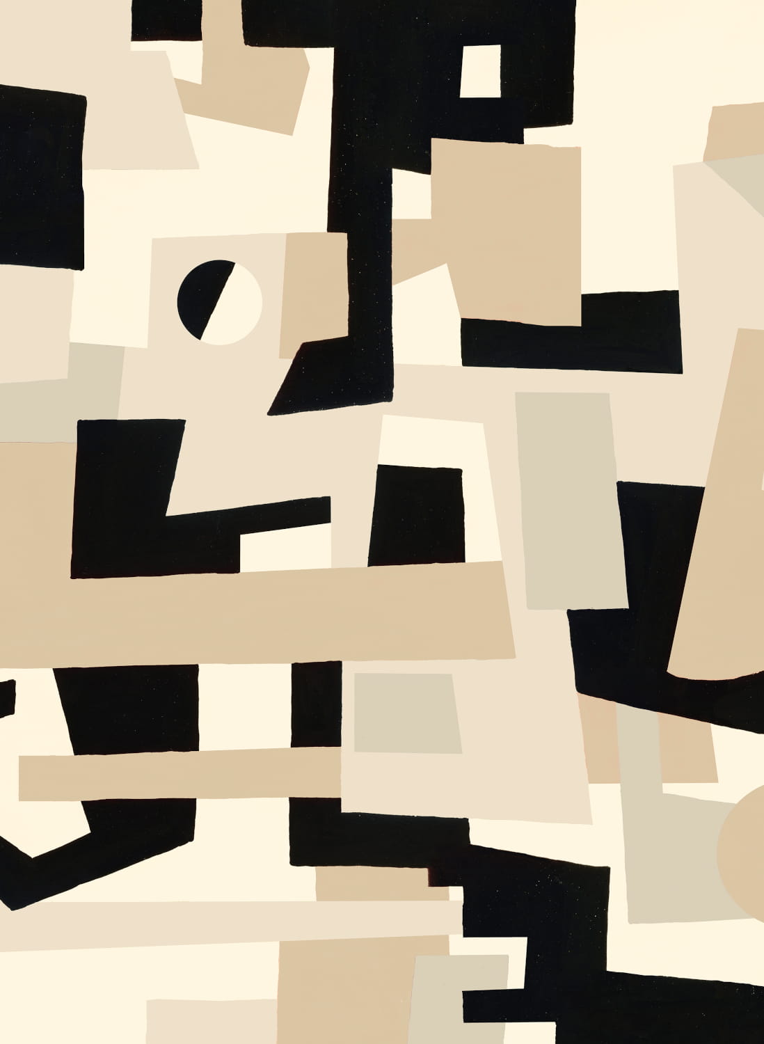 Wandbild Cubic Experience - Black and White