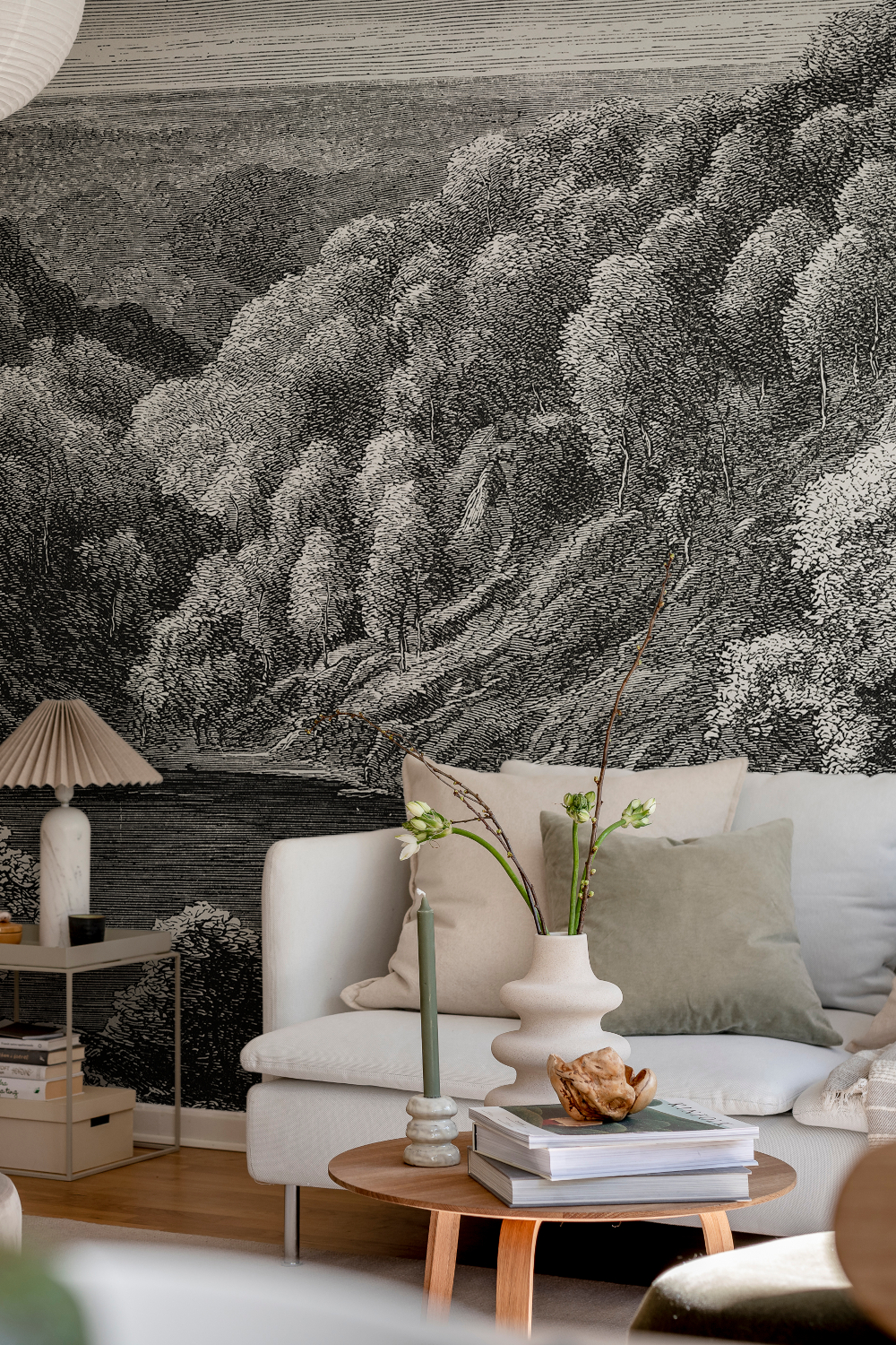 Wandbild Mystery Lake - Vintage