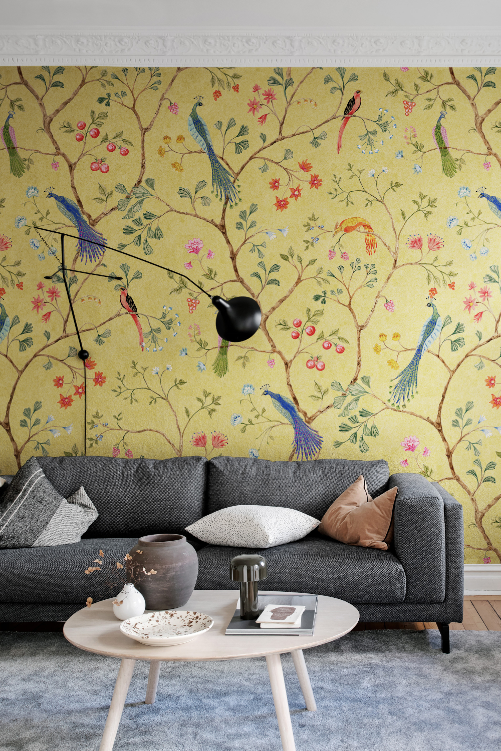 Wandbild Songbirds - Saffron