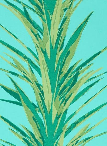 Tapete Yucca - Sky/ Green