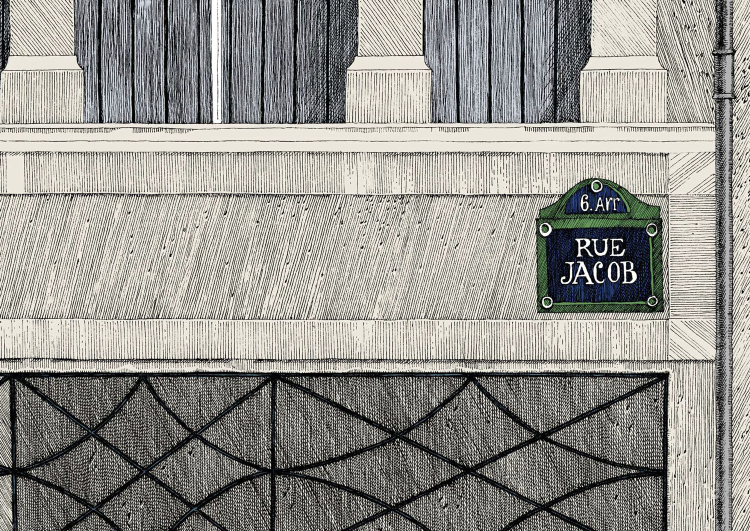 Tapete Rue Jacob - Rue Jacob