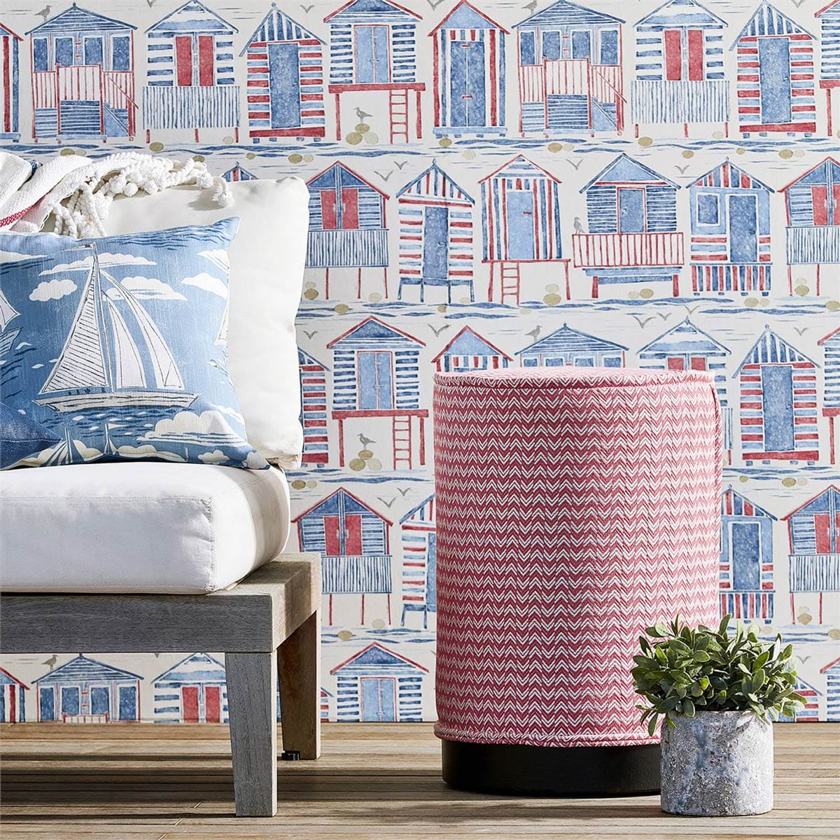 Tapete Beach Huts - Nautical