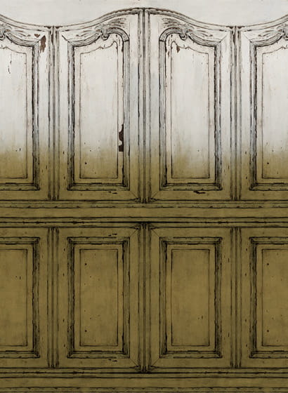 Tapete Parisian Panels - Dip Dye Yellow