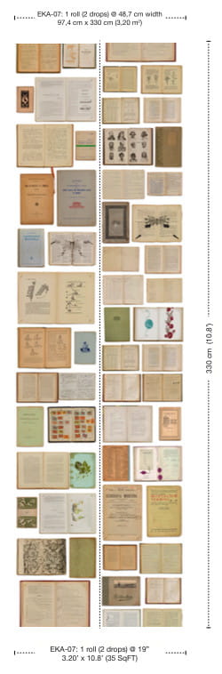 Tapete EKA-07 Bibliotheca - EKA-07