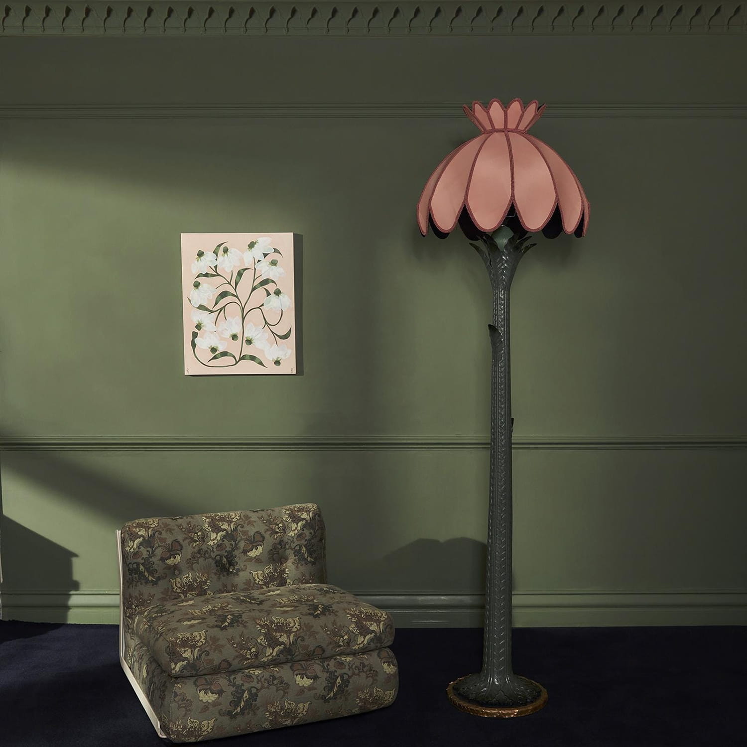 Tissu Persephone - Jacquard - Verdigris