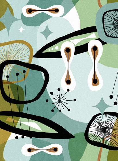 Tapete Century Elements - WP20530