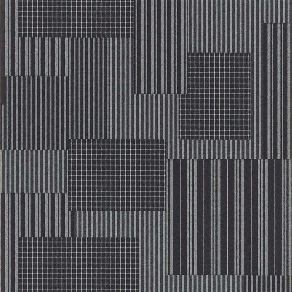 Tapete Rivington Patchwork - Vintage Black