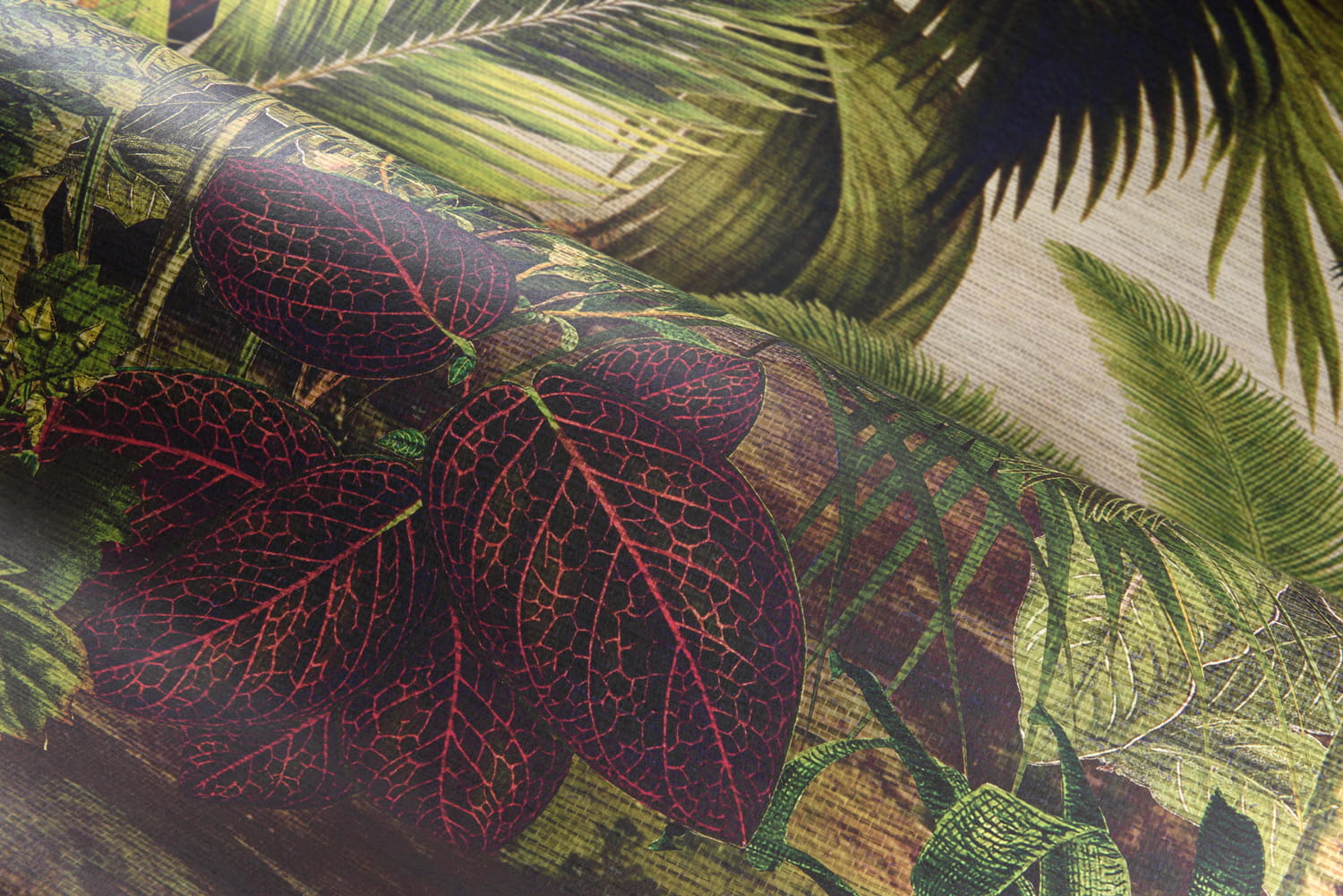 Wandbild Reverie Tropicale - Jungle Green