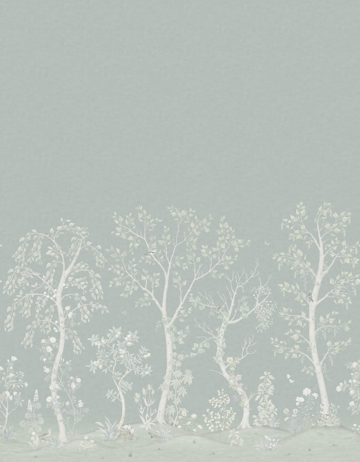 Wandbild Seasonal Woods - Sage