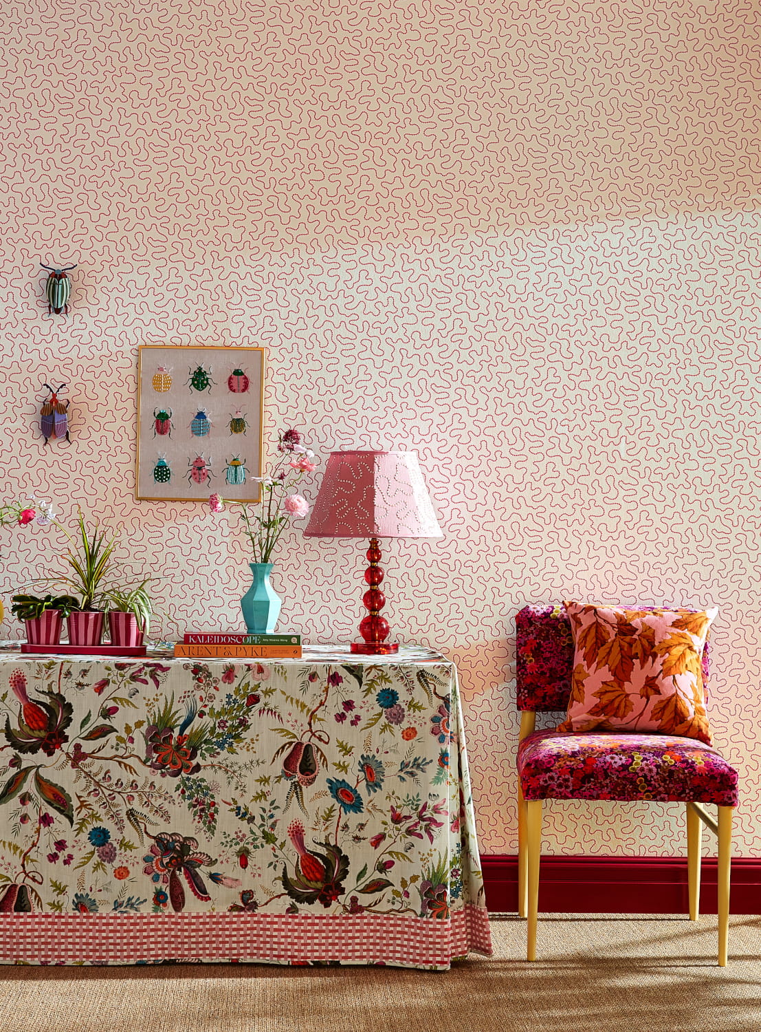 Tapete Wiggle - Carnelian/ Rose Quartz