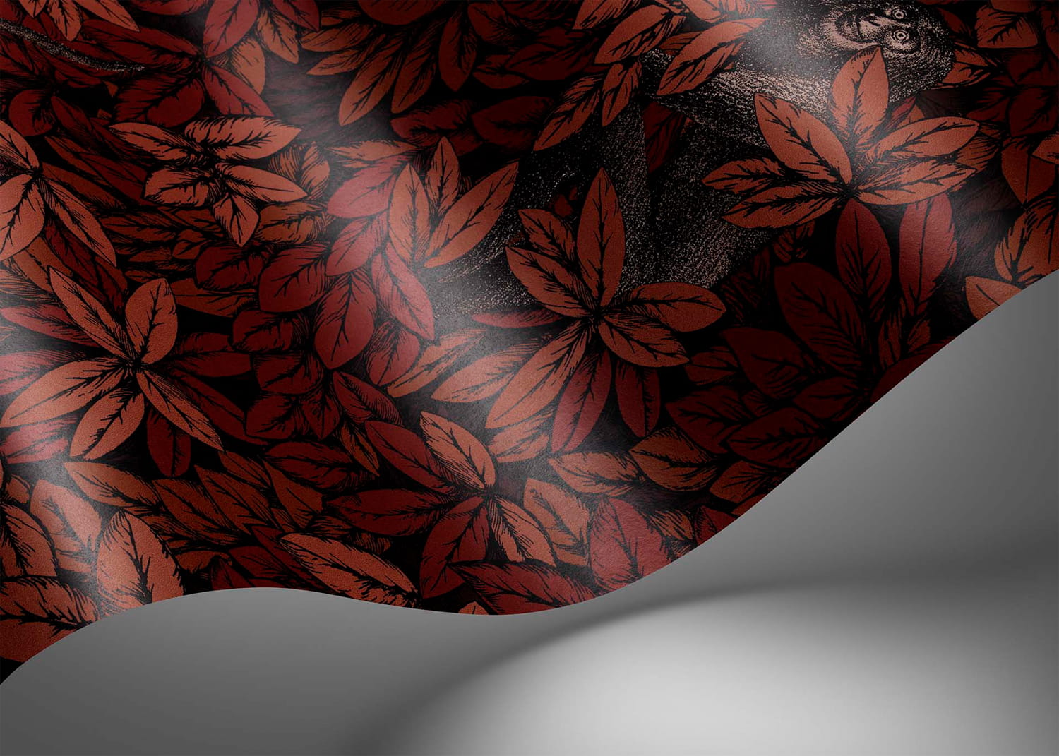 Tapete Foglie e Scimmie - Autumnal Leaves