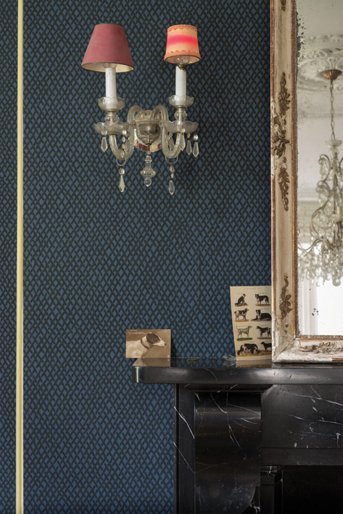Tapete Amime - Stiffkey Blue/ Off-Black
