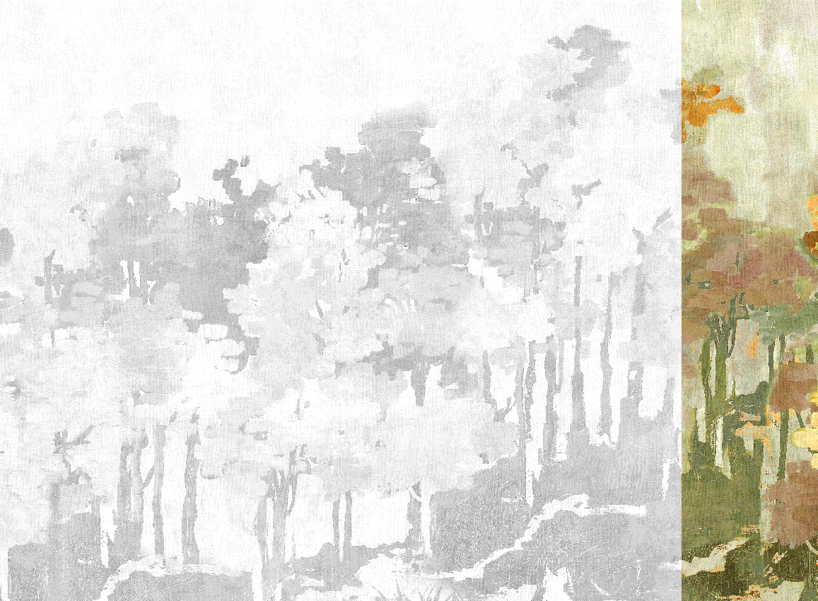 Wandbild Funes - Autumn Panel 6