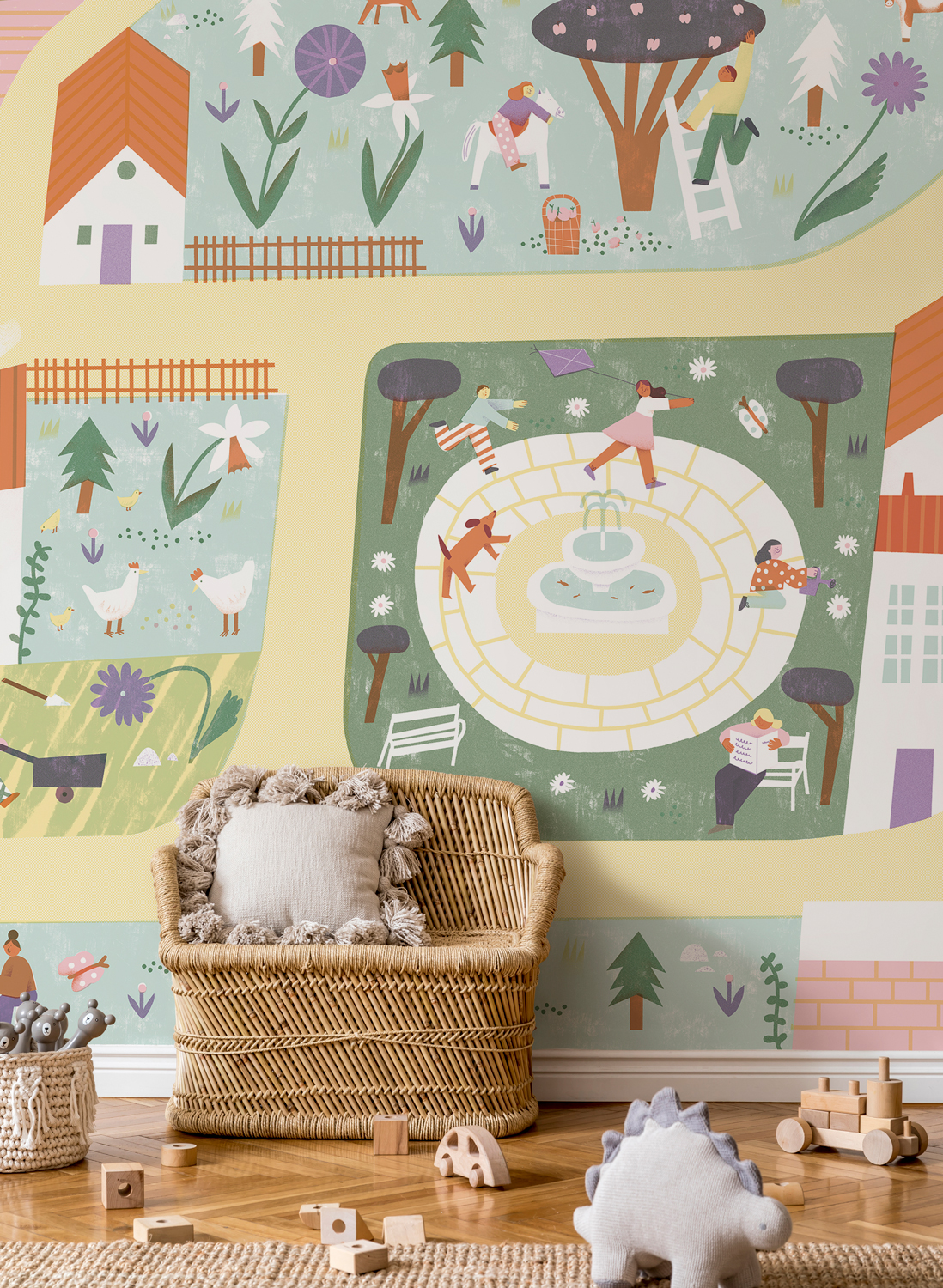 Wandbild Country Joy