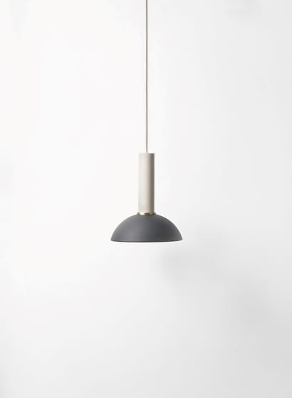 Sockel Pendelleuchte High - Light Grey