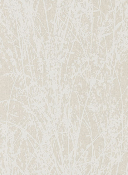 Tapete Meadow Canvas - White/ Parchment