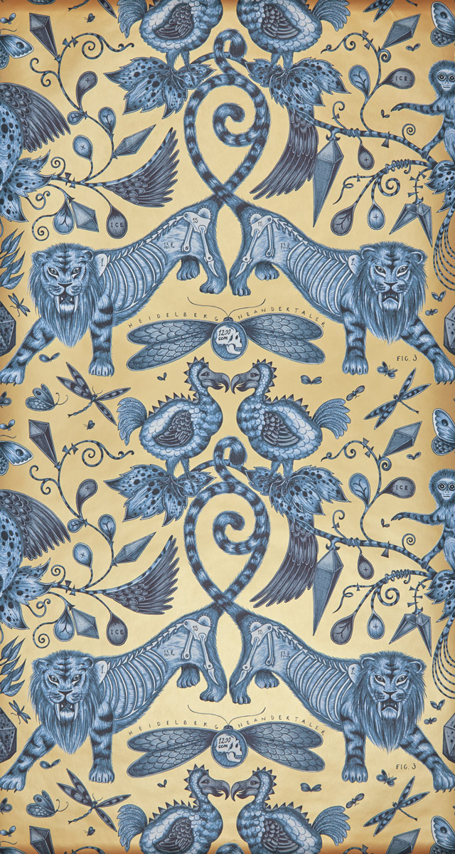 Tapete Extinct - Blue