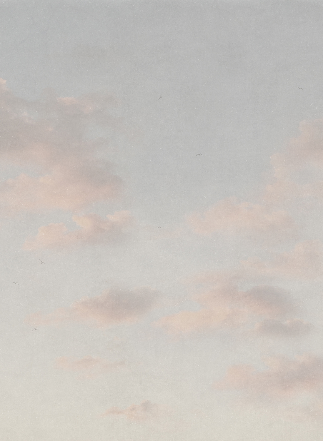 Wandbild Moln - Misty Blue