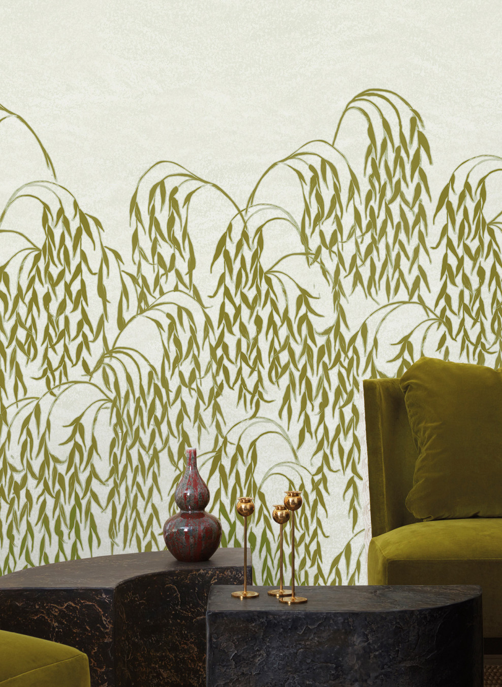Wandbild Les Saules
