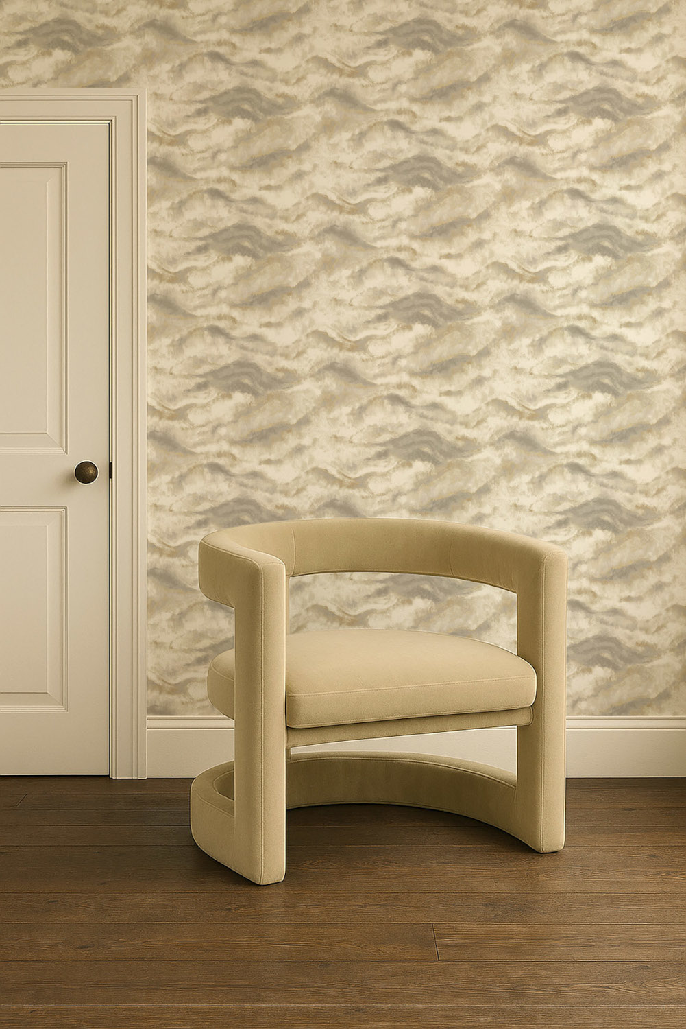 Carta da parati Earthscape - Linen/ Mocha