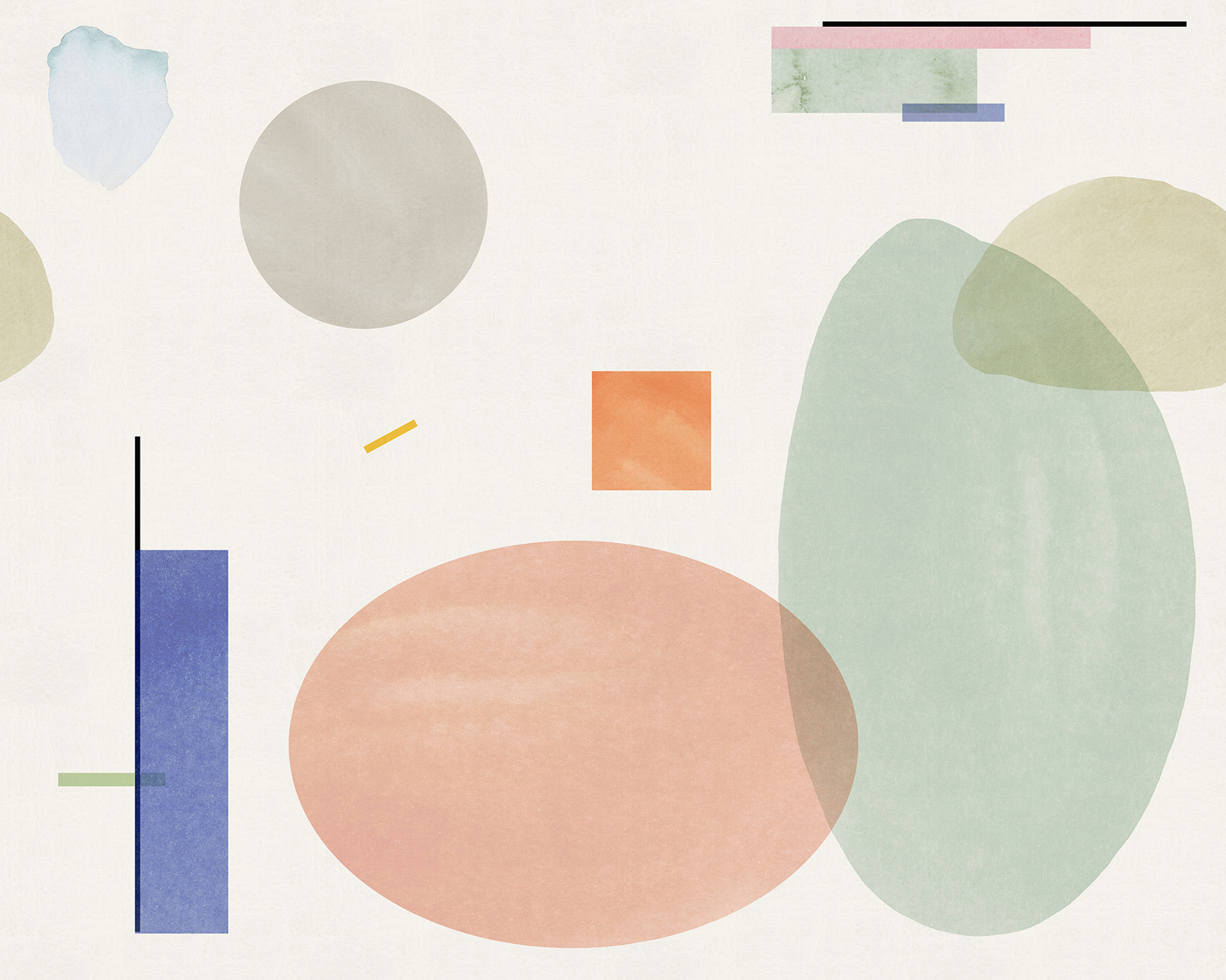Wandbild Geometry - Pastel