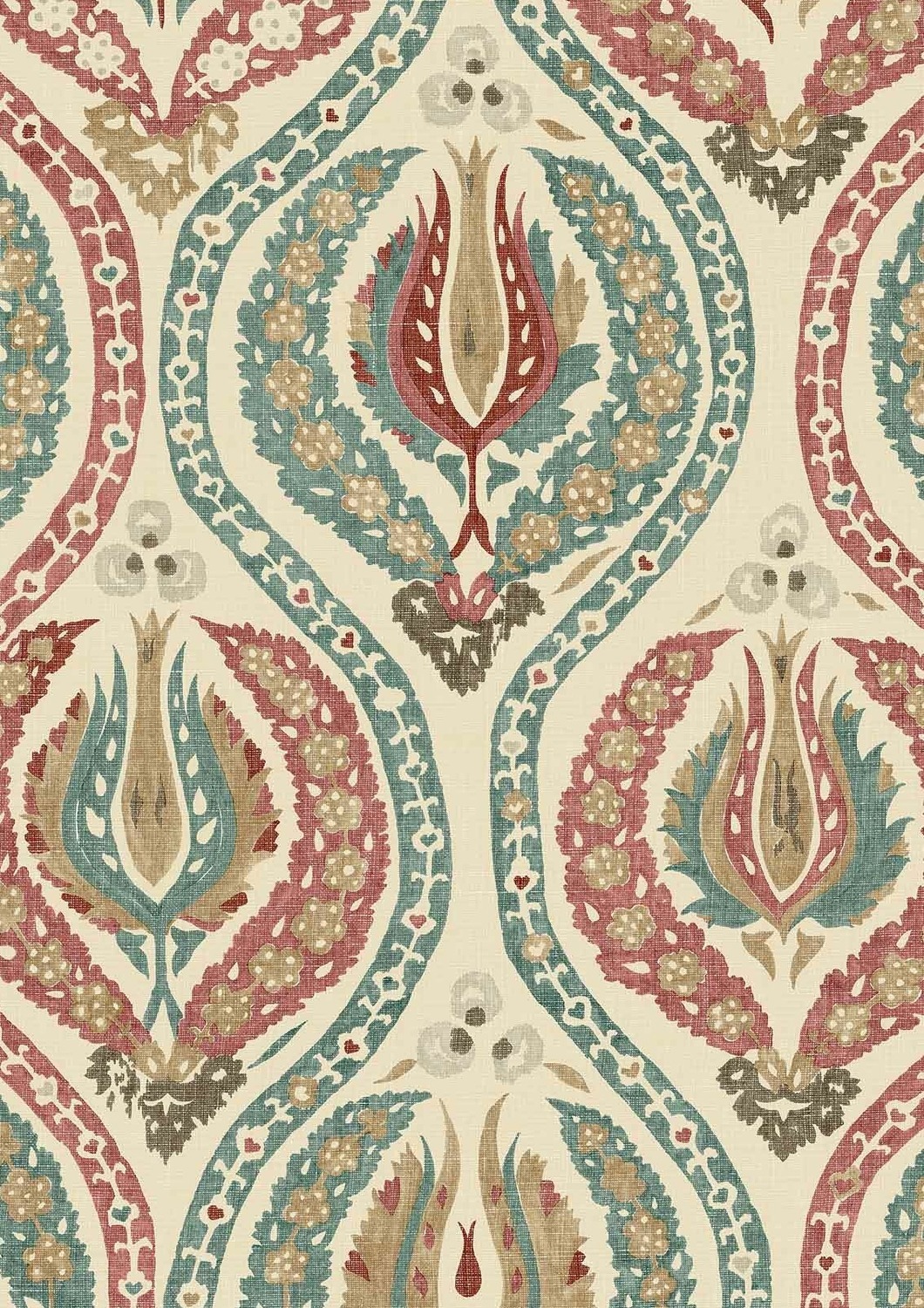 Fabric Benaki - Mulberry Blue