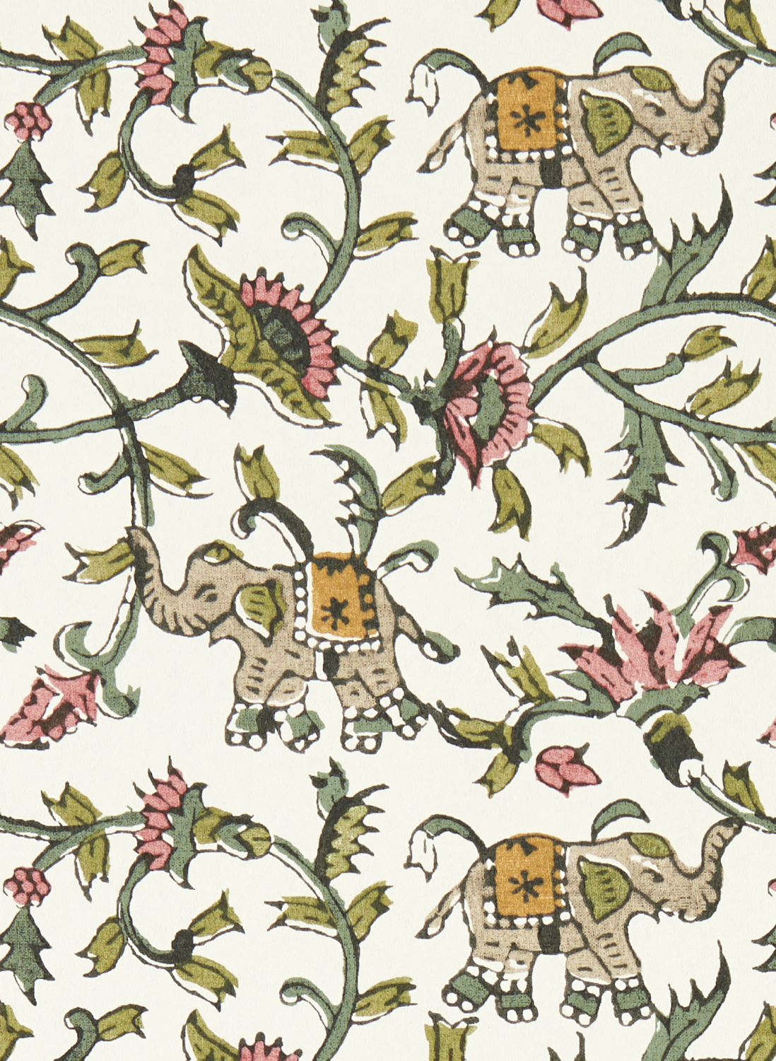 Tapete Hathi - Sage/ Blush