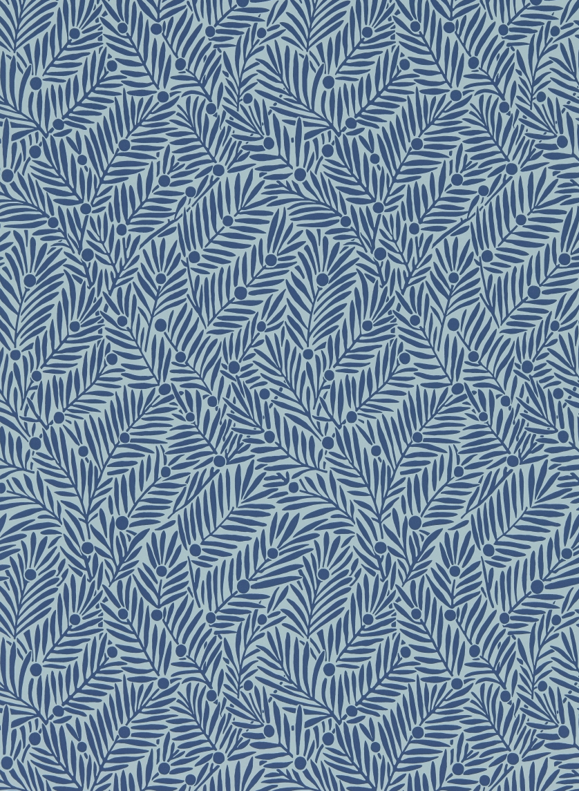 Tapete Yew & Aril - Indigo
