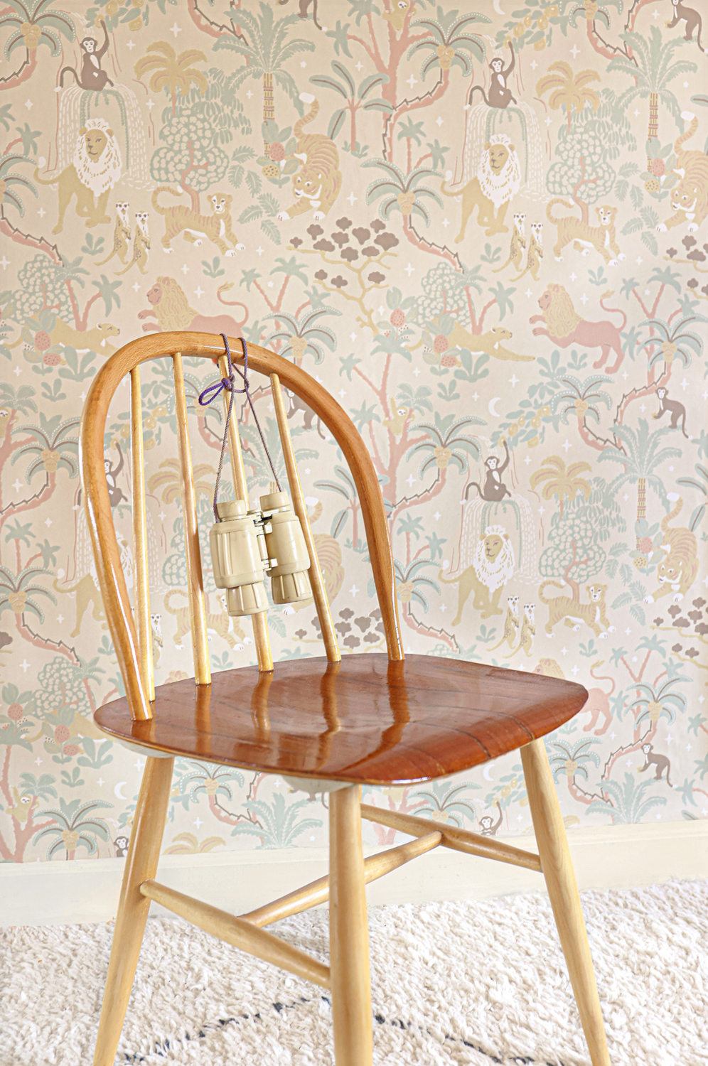 Tapete Jungle Glow - Sandy Beige